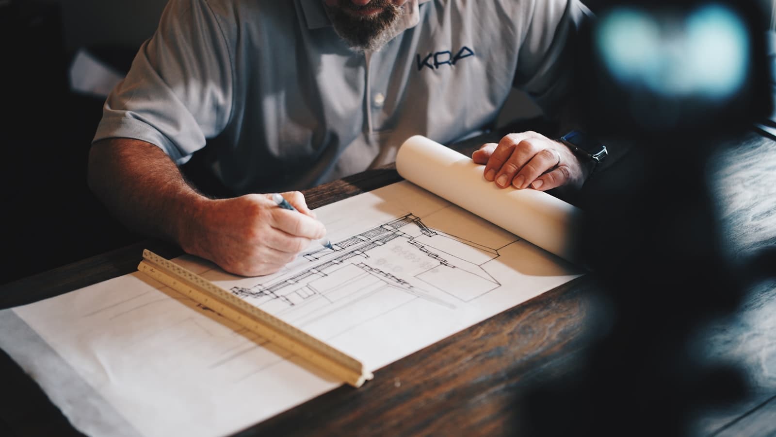 Reviewing drawings and measurements before a CraftWell Group project in London Ontario